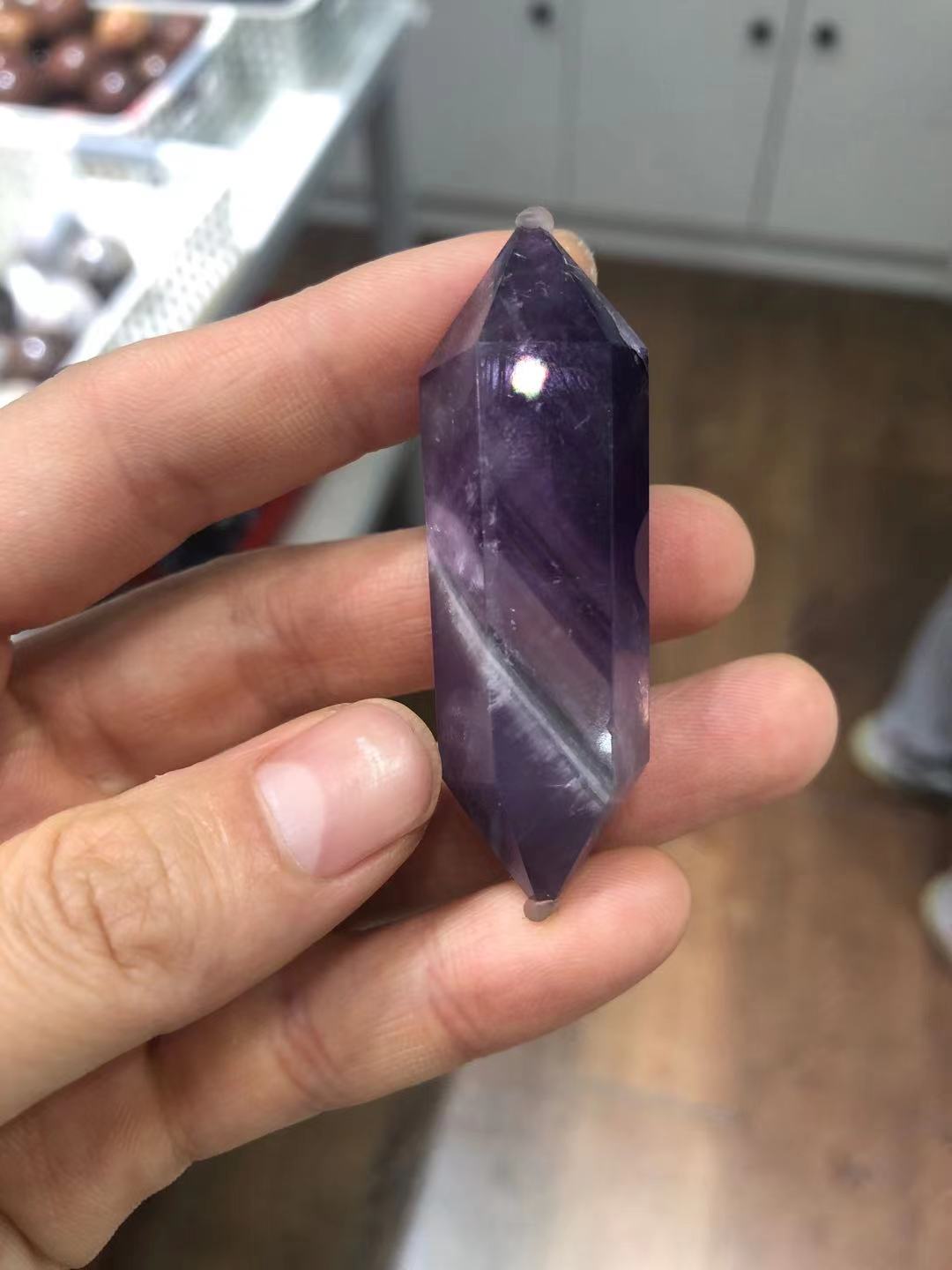 Dream amethyst double points