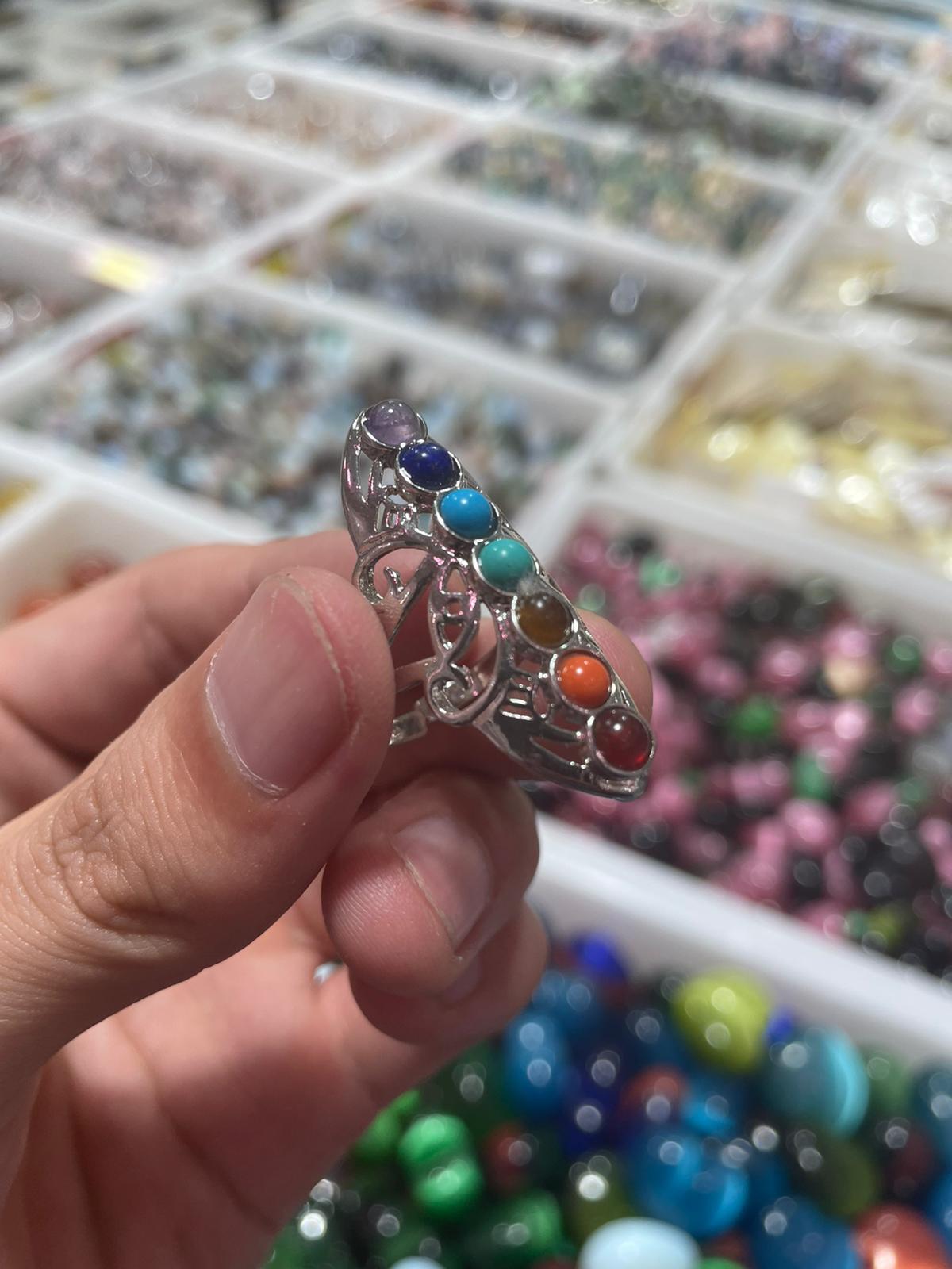 Seven chakra ring