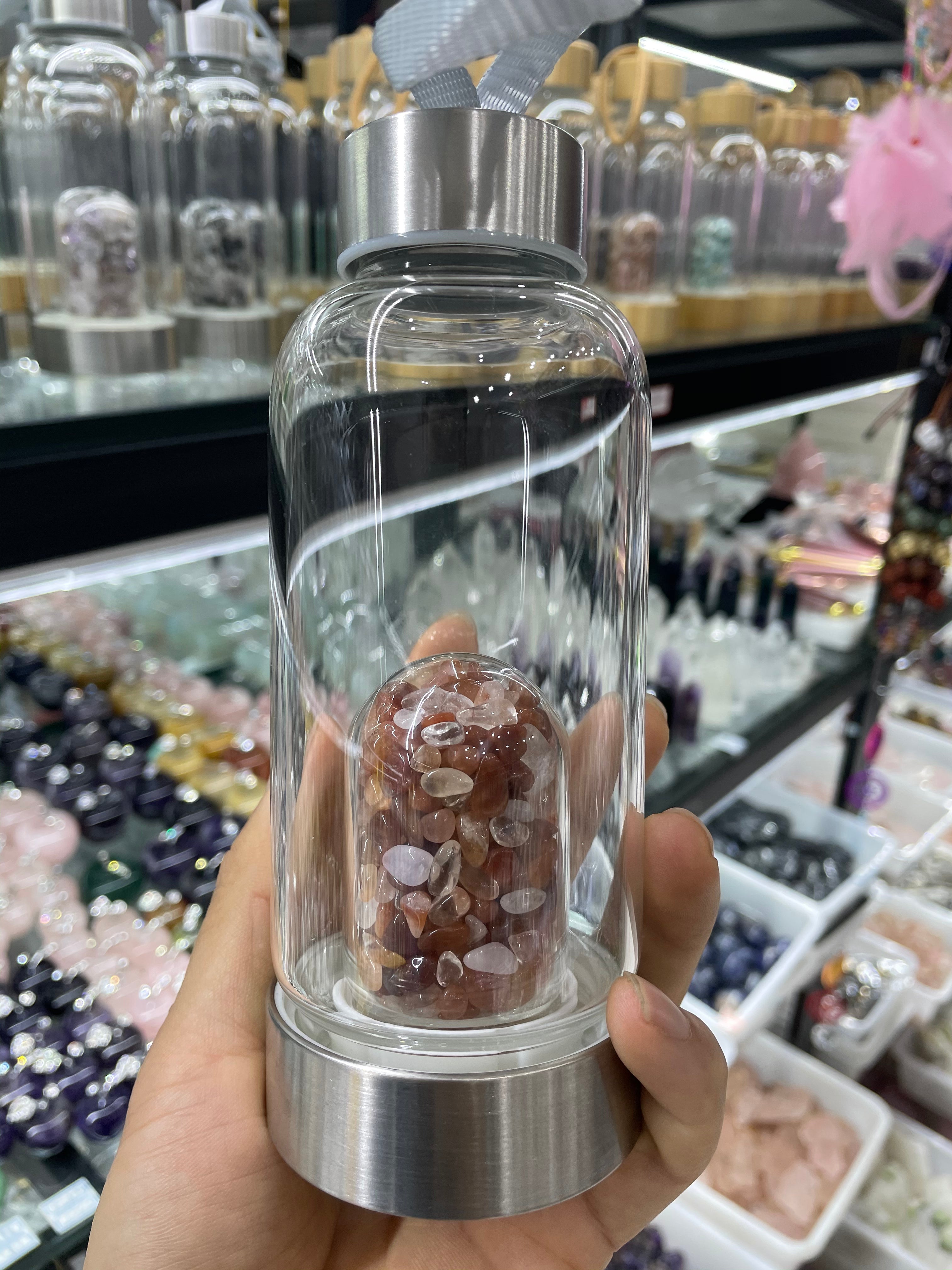 Crystal gravel cup