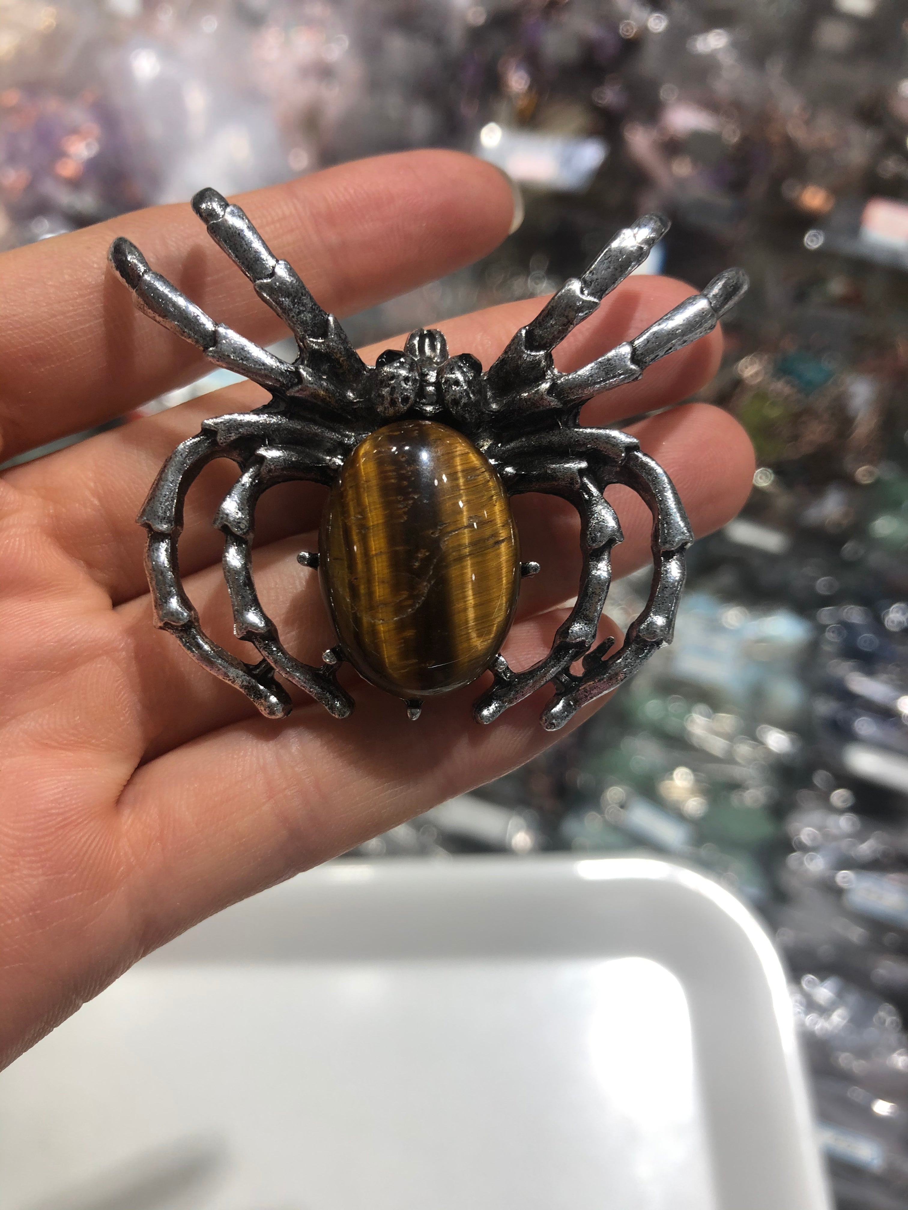 crystal scorpion/spiderpendant