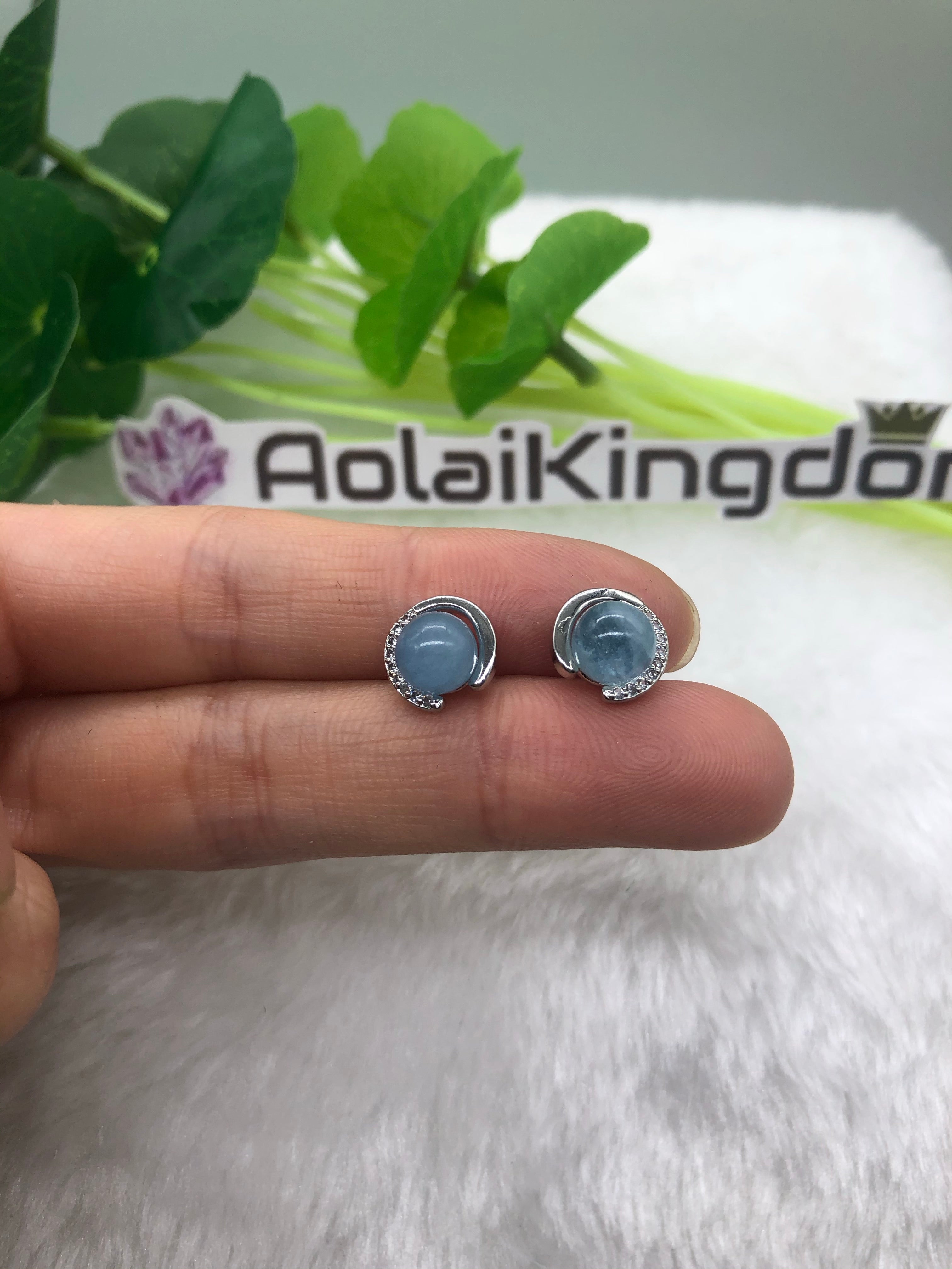Aquamarine earings