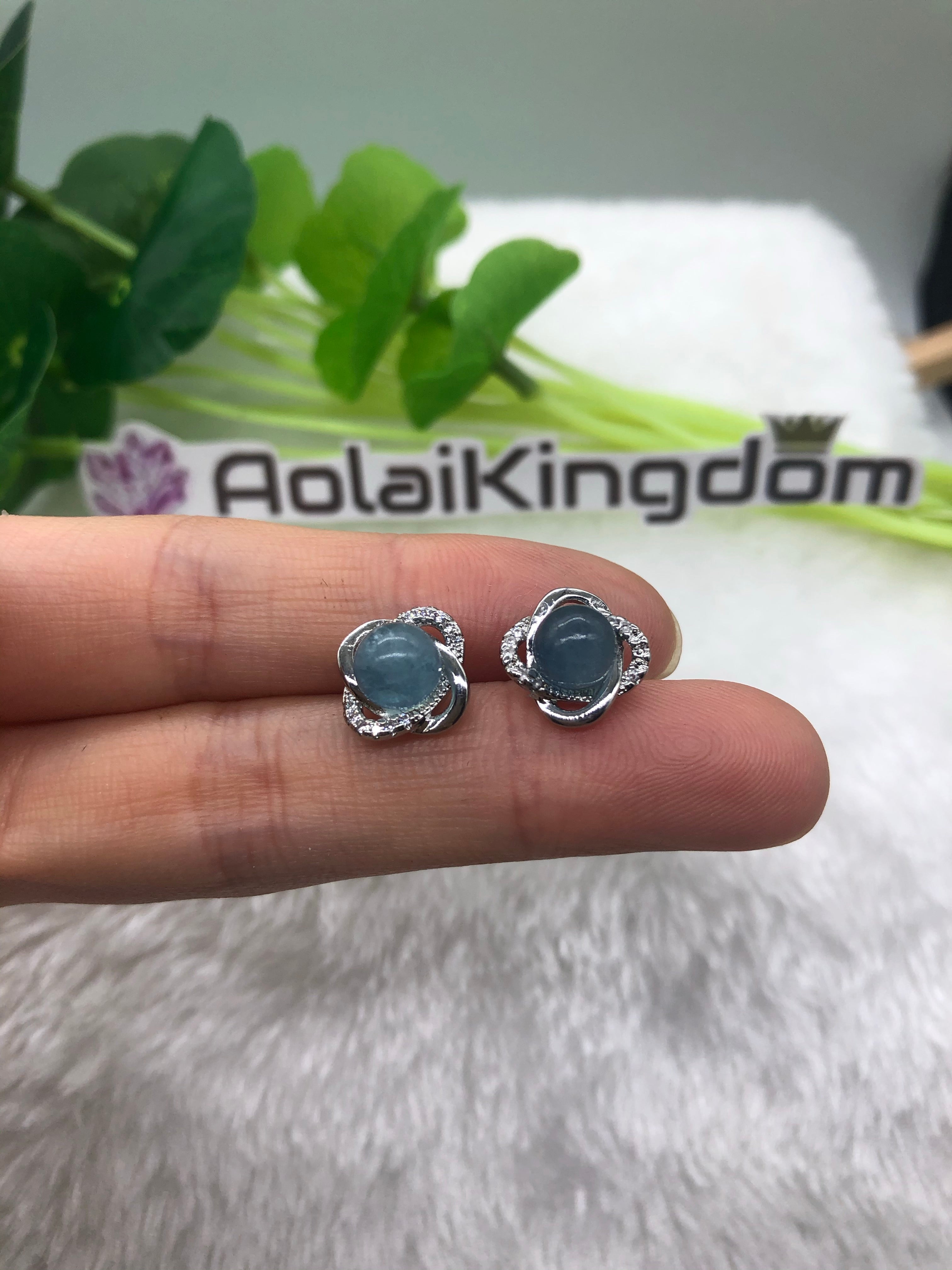 Aquamarine earings