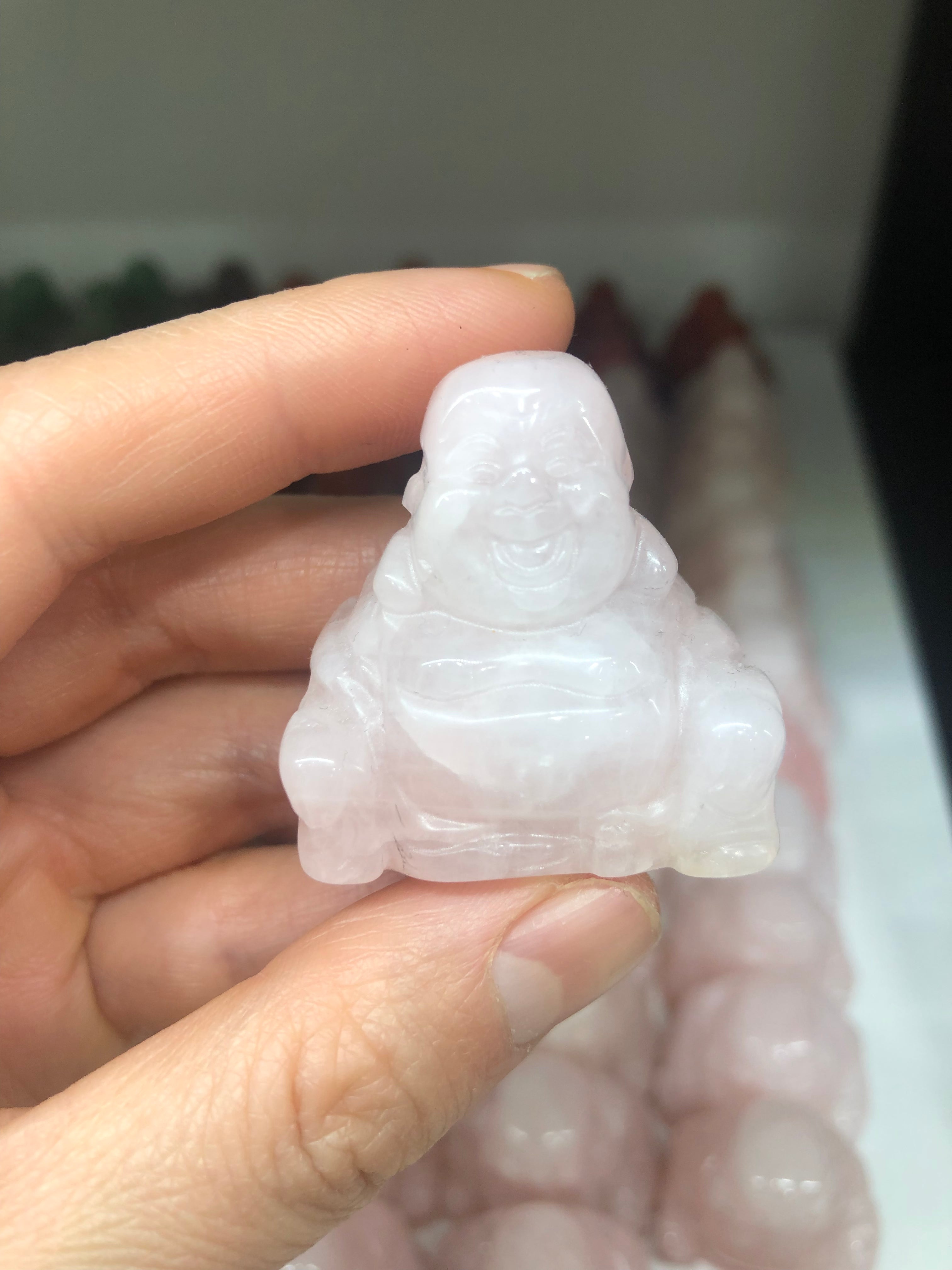 Crystal/Labradorite buddha
