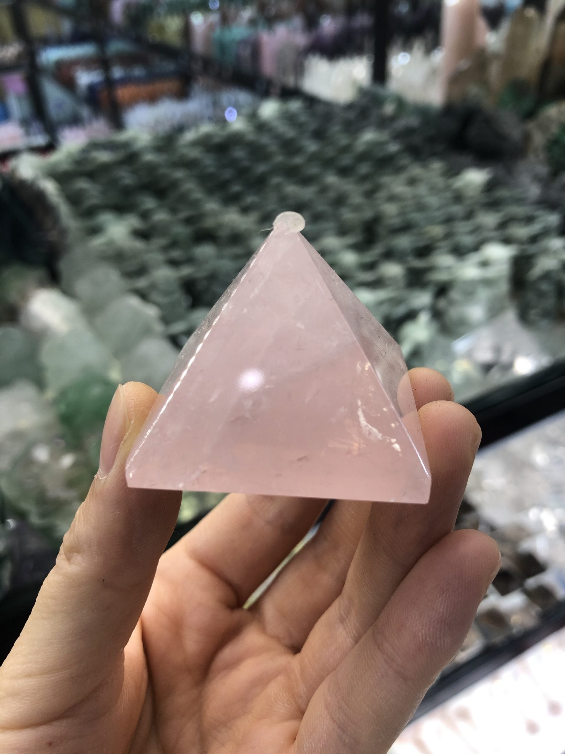 Crystal pyramid