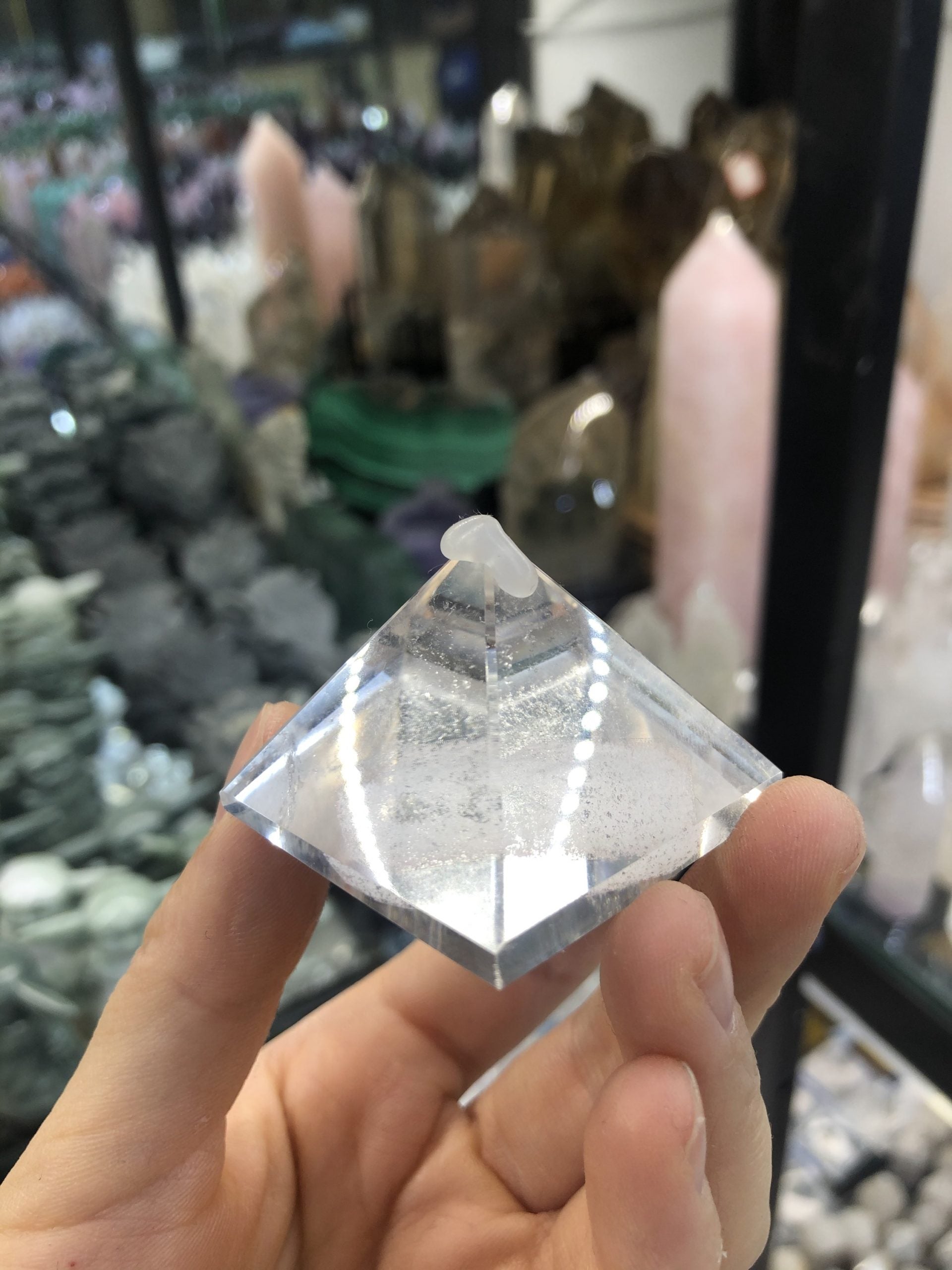 Crystal pyramid